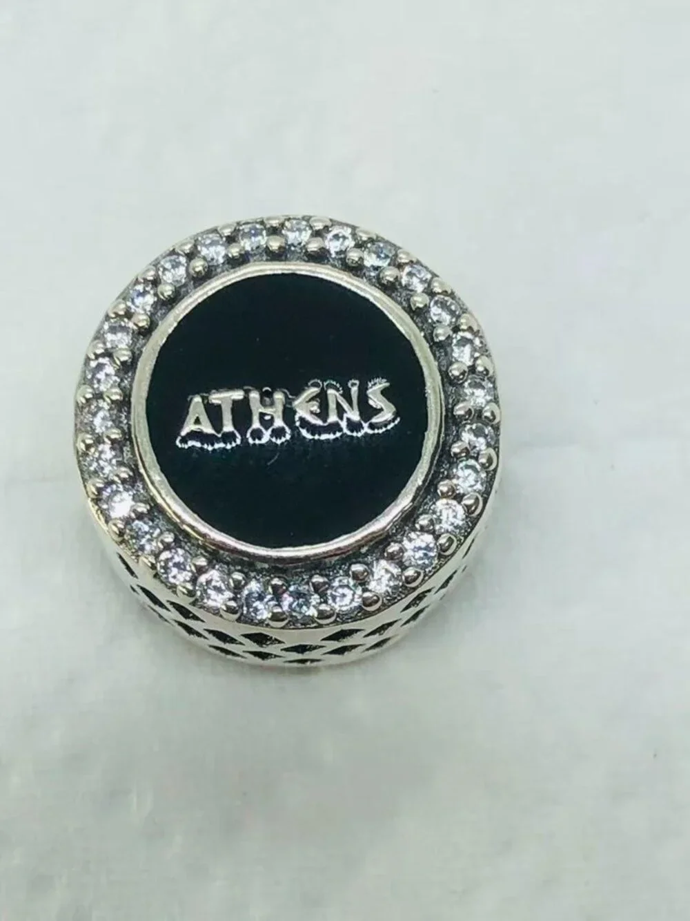 ✨ ✨PANDORA Goddess Athena Owl Silver Charm Bead S925 Silver with box